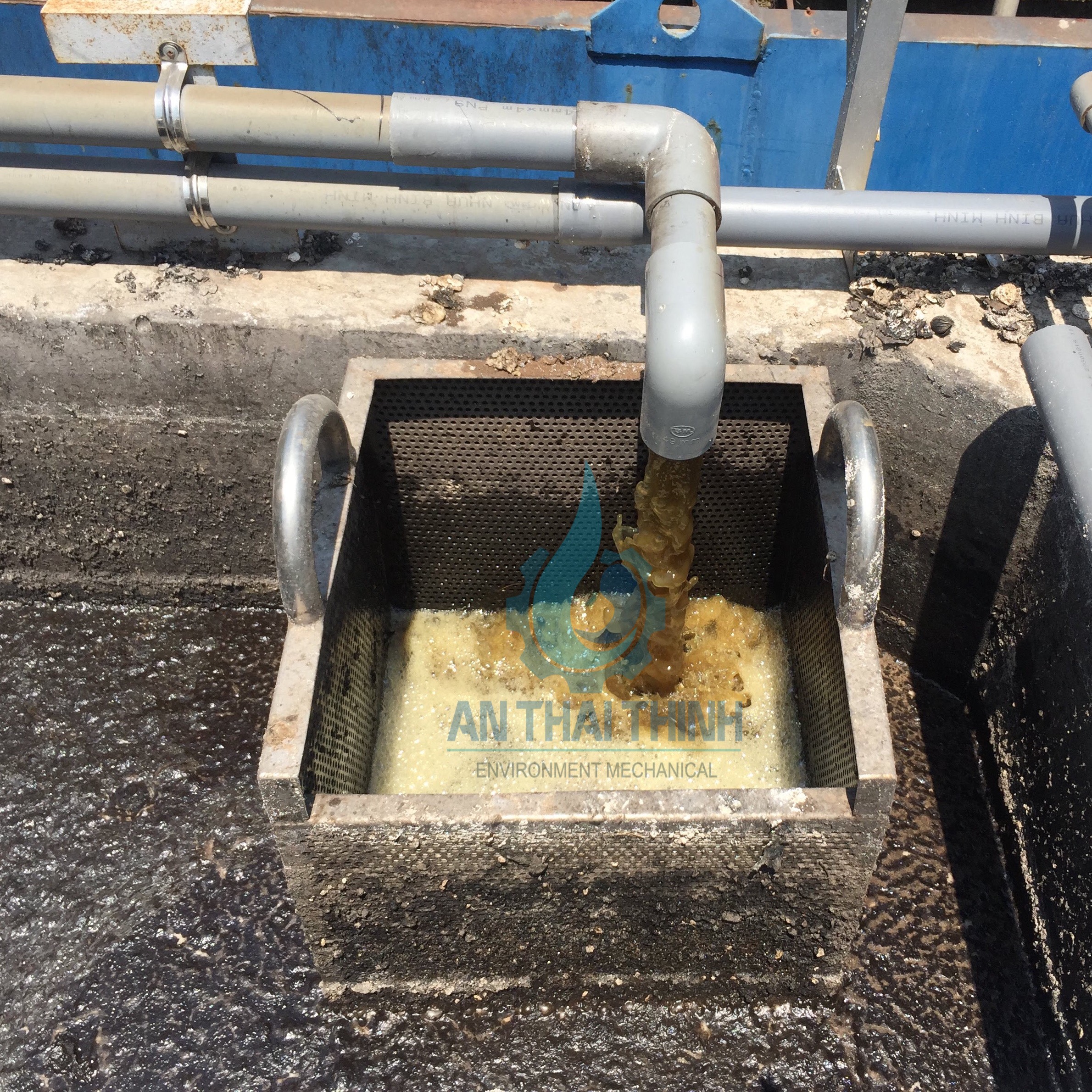 Giỏ Lược Rác Thô Inox 304/316 | Môi Trường An Thái Thịnh